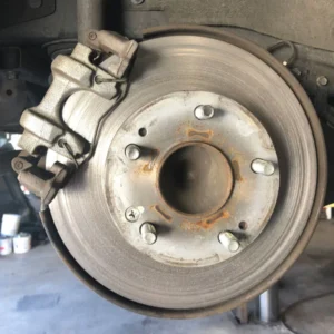 Brake Rotor Worn Metal to Metal