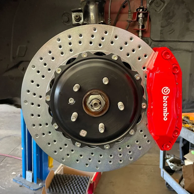 Brembo Performance Brakes With 2 Piece Drilled Brake Rotor