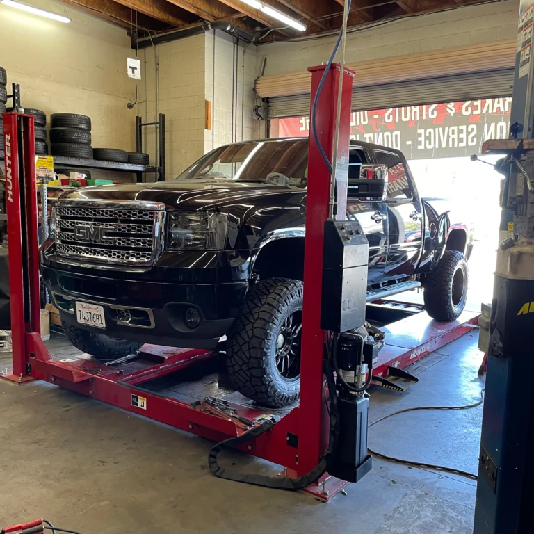 Lifted Chevy Truck Wheel Alignment